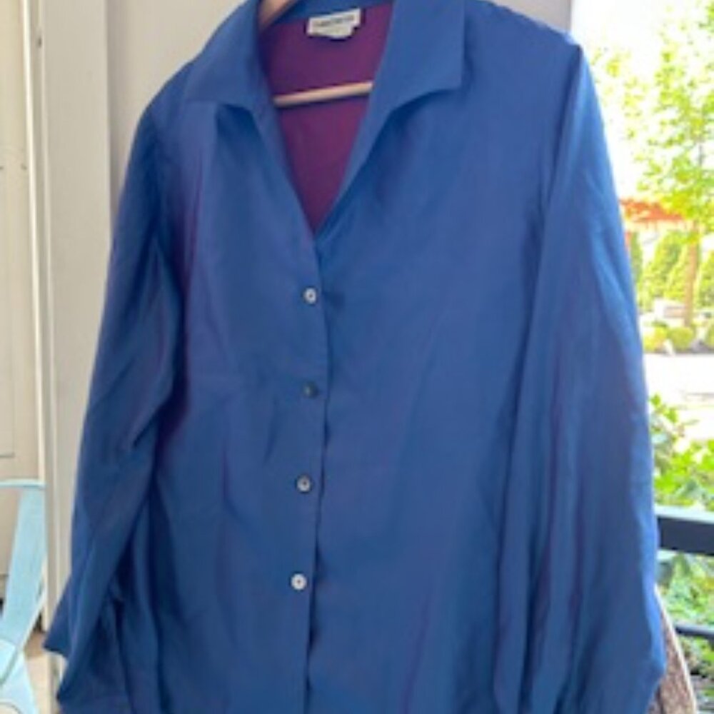 Barry Bricken 100% Silk Blouse